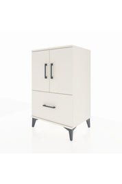 Hyperion Komodin 2 Raflı Tek Çekmeceli 2 Kapaklı 60x44x96 - S47M038V1B