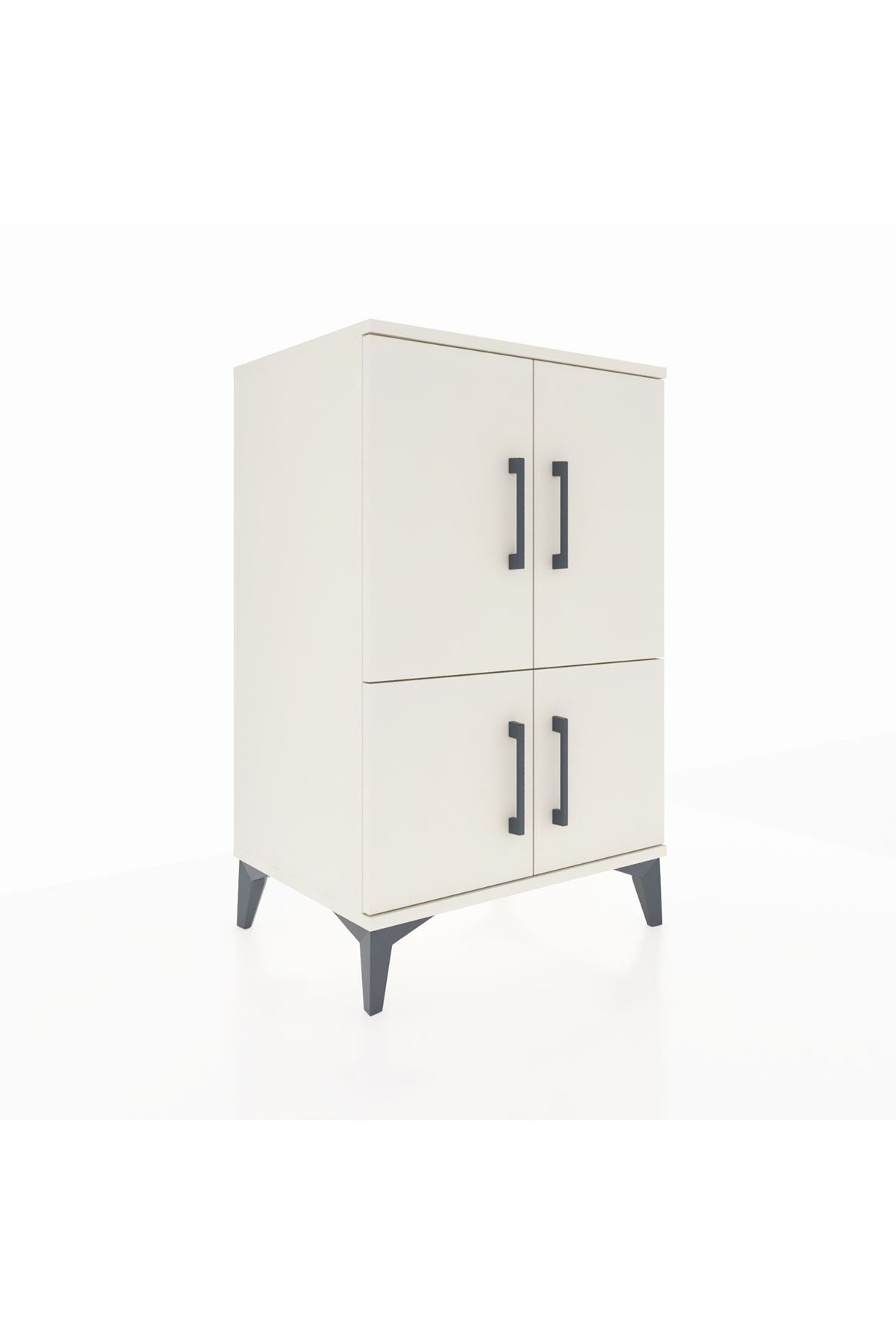 Hyperion Komodin 3 Raflı 4 Kapaklı 60x44x96 - S47M039V1B