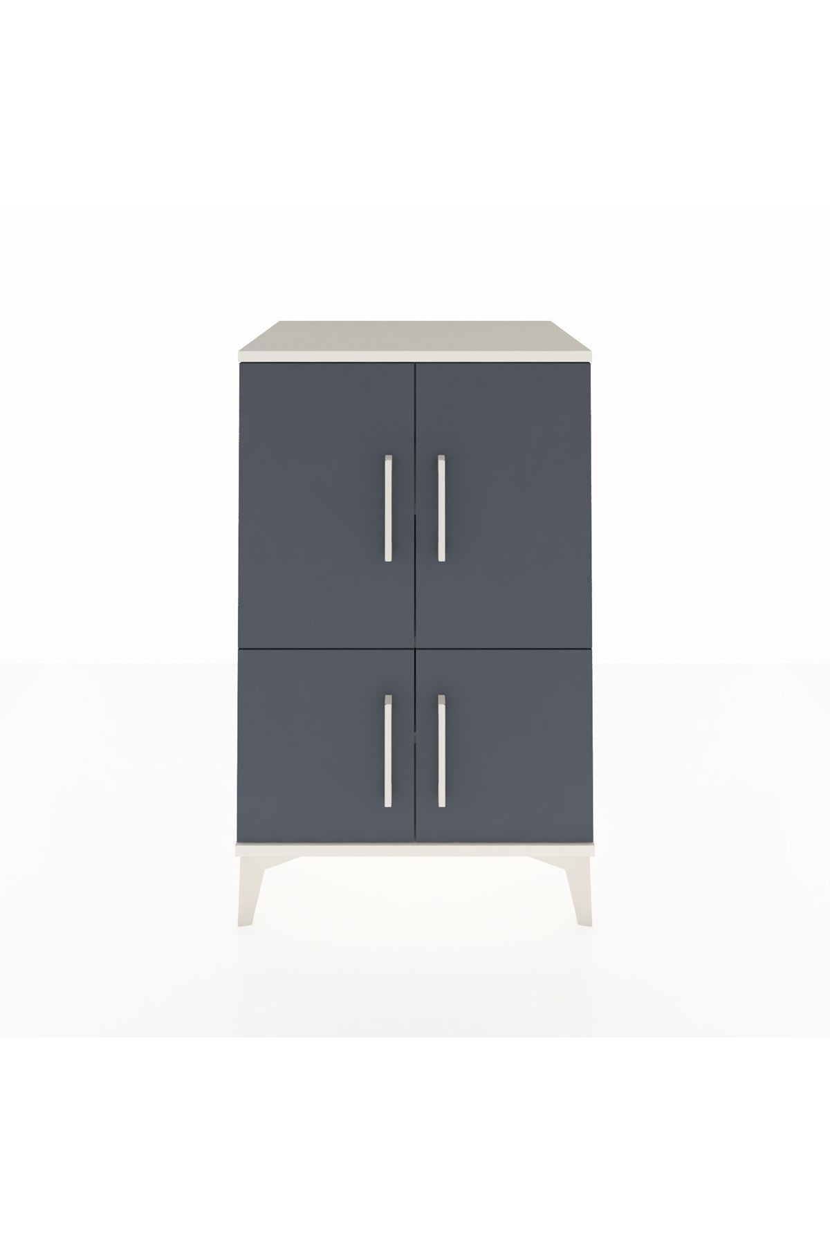 Hyperion Komodin 3 Raflı 4 Kapaklı 60x44x96 - S47M039V2B