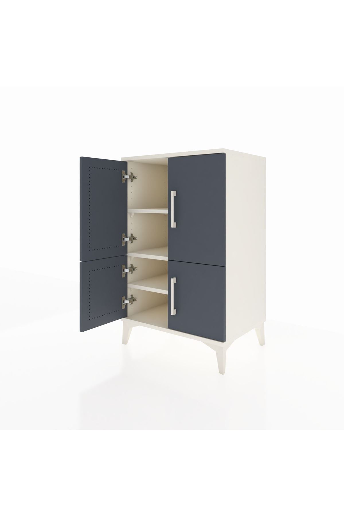 Hyperion Komodin 3 Raflı 4 Kapaklı 60x44x96 - S47M039V2B