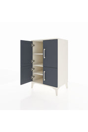 Hyperion Komodin 3 Raflı 4 Kapaklı 60x44x96 - S47M039V2B