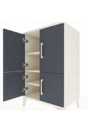 Hyperion Komodin 3 Raflı 4 Kapaklı 60x44x96 - S47M039V2B
