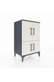 Hyperion Komodin 3 Raflı 4 Kapaklı 60x44x96 - S47M039V4B