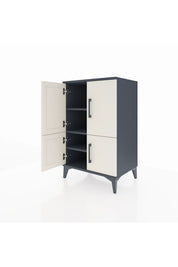 Hyperion Komodin 3 Raflı 4 Kapaklı 60x44x96 - S47M039V4B