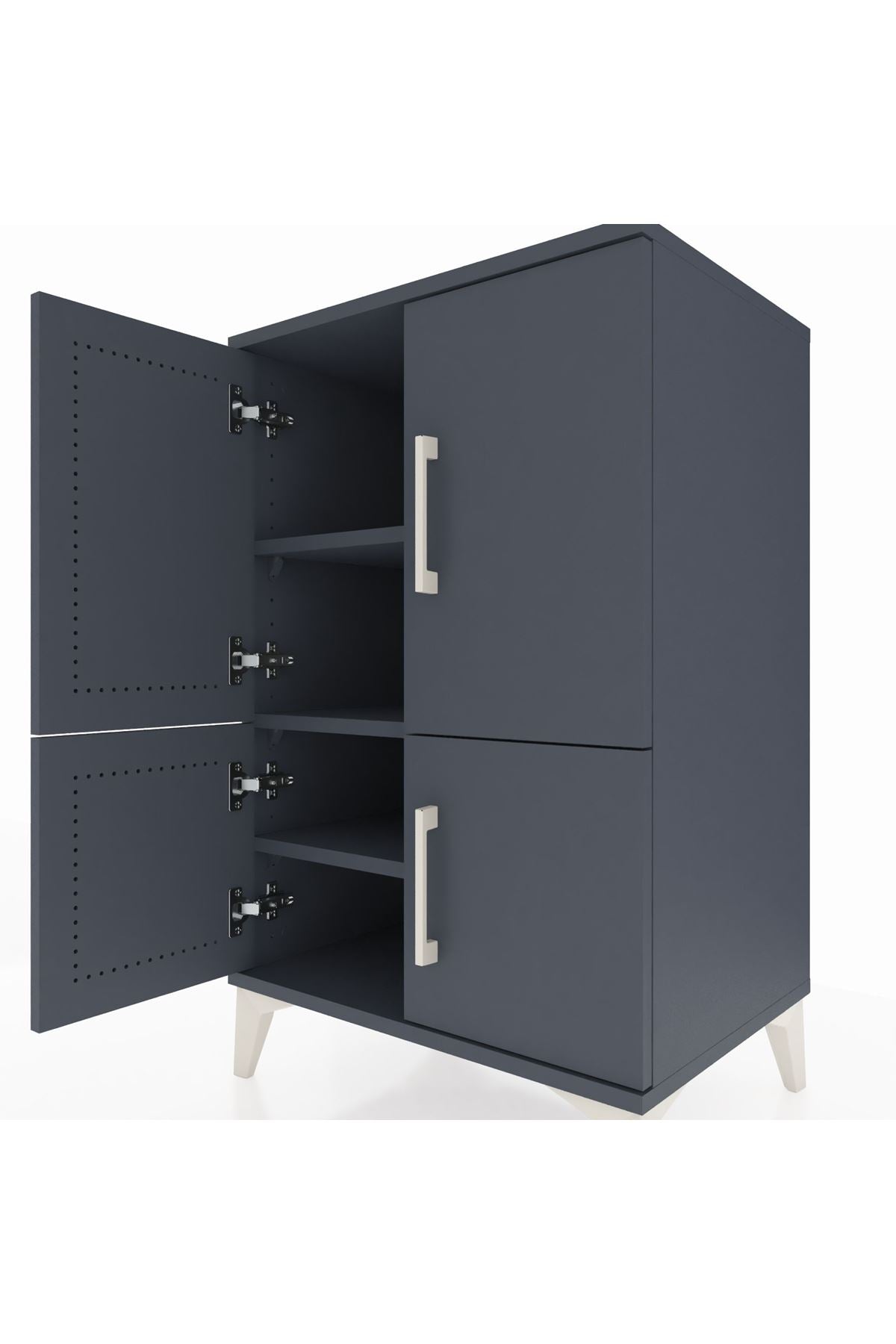Hyperion Komodin 3 Raflı 4 Kapaklı 60x44x96 - S47M039V5B