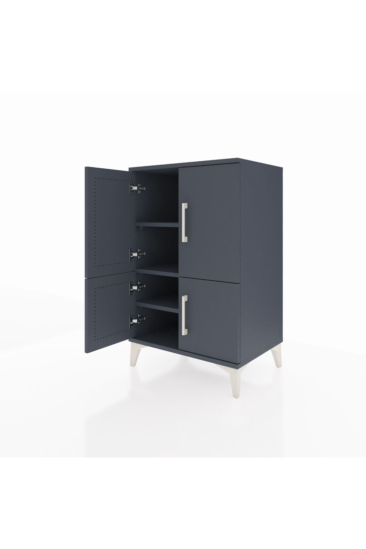 Hyperion Komodin 3 Raflı 4 Kapaklı 60x44x96 - S47M039V5B