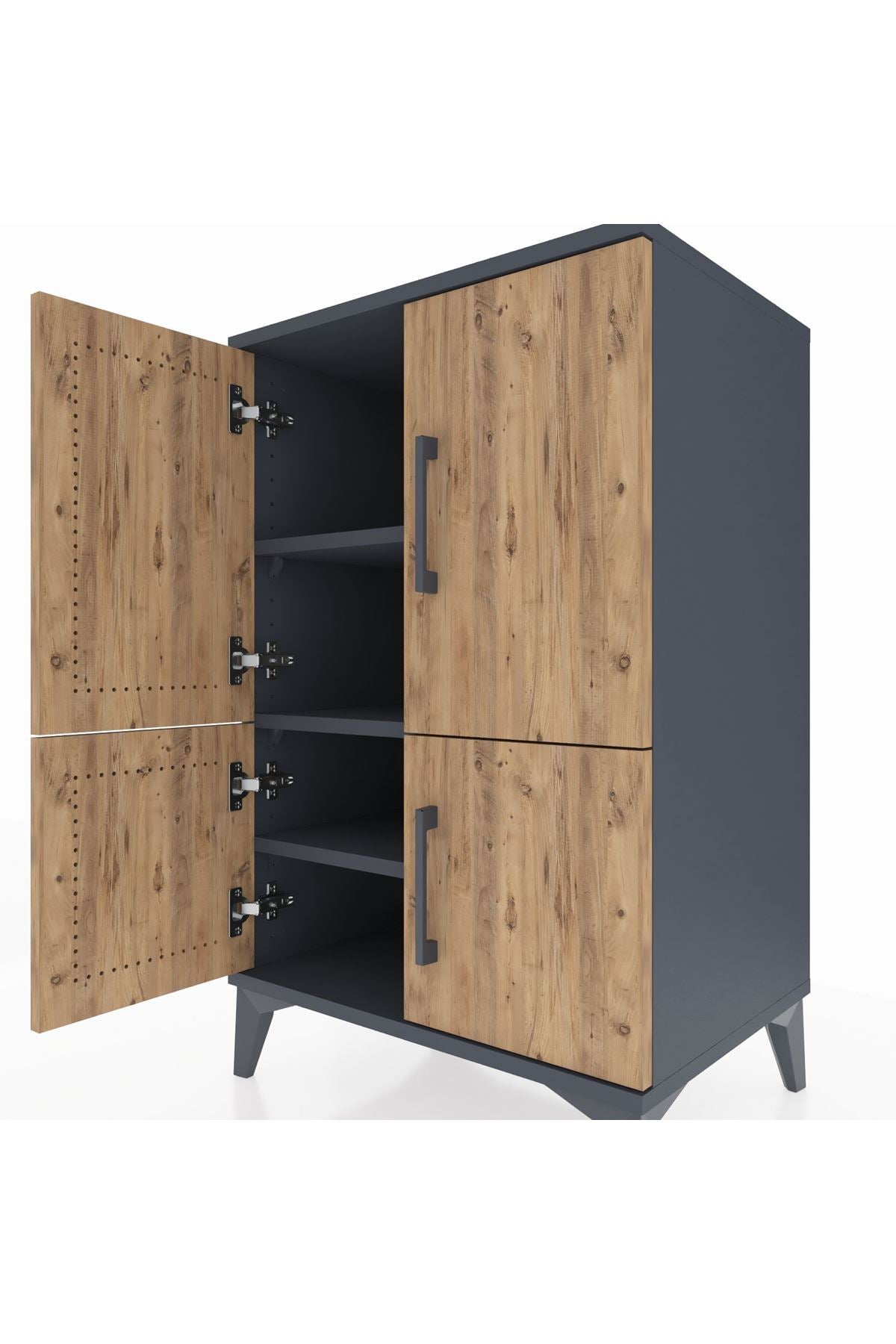 Hyperion Komodin 3 Raflı 4 Kapaklı 60x44x96 - S47M039V6B