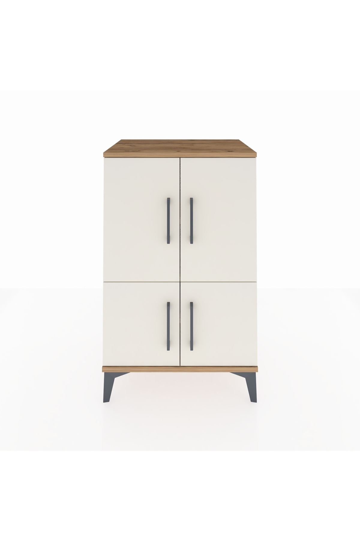 Hyperion Komodin 3 Raflı 4 Kapaklı 60x44x96 - S47M039V7B