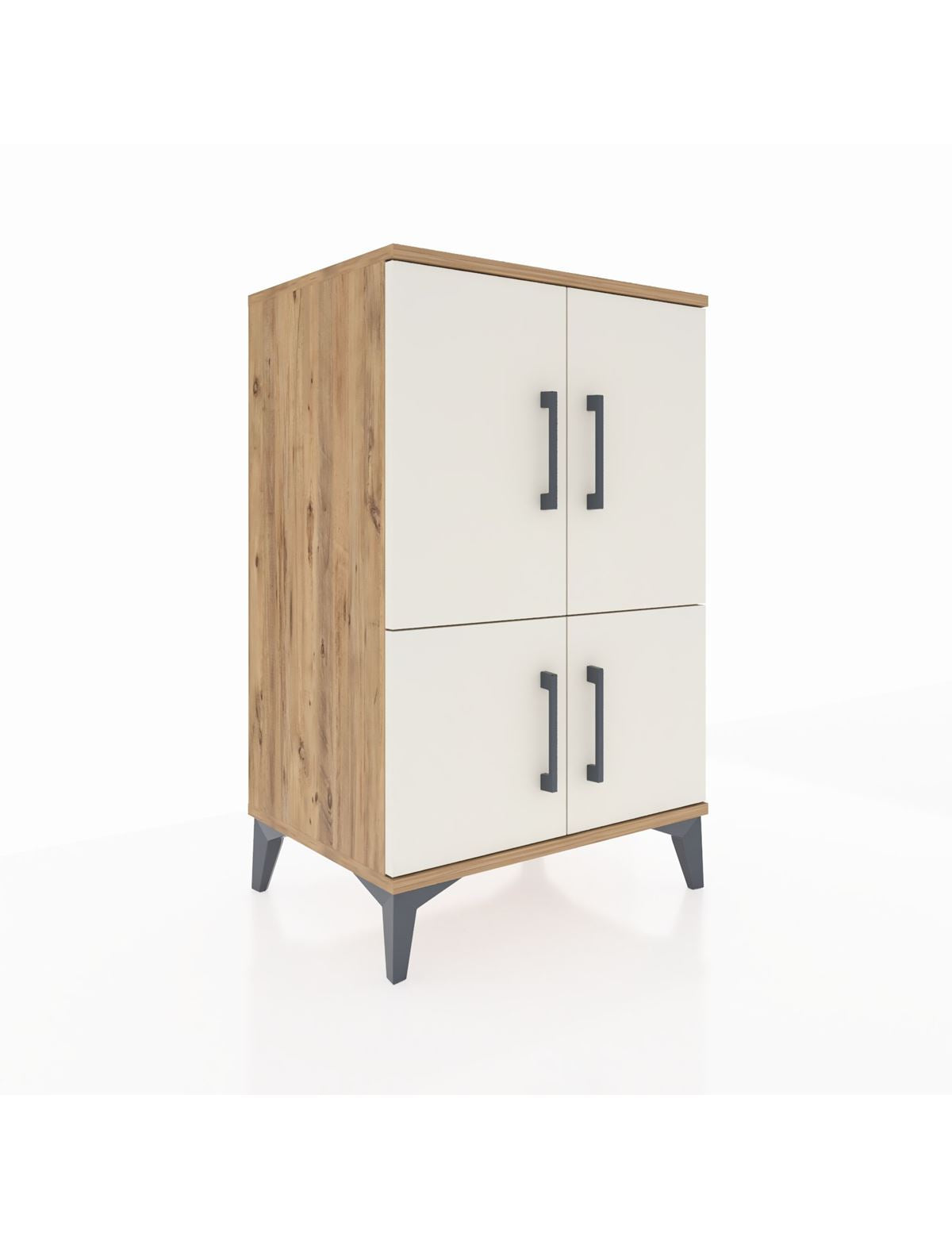 Hyperion Komodin 3 Raflı 4 Kapaklı 60x44x96 - S47M039V7B