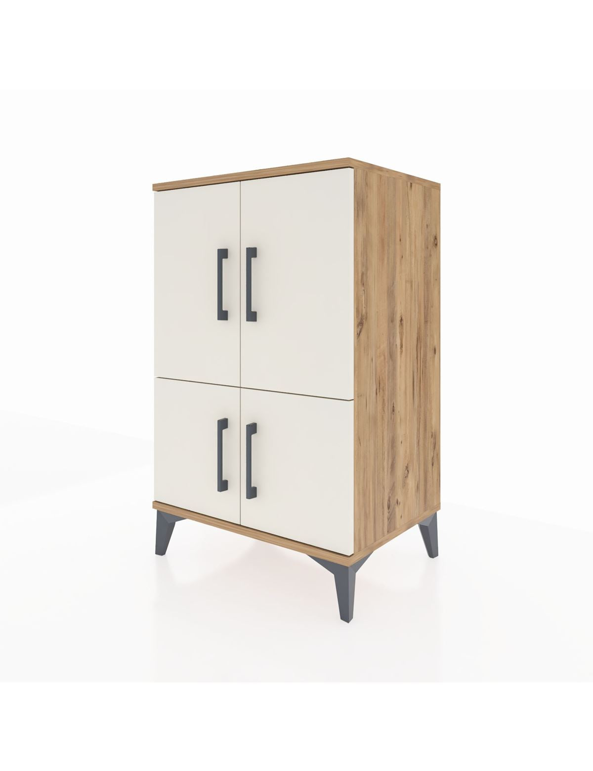 Hyperion Komodin 3 Raflı 4 Kapaklı 60x44x96 - S47M039V7B