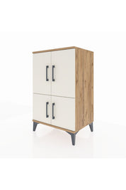 Hyperion Komodin 3 Raflı 4 Kapaklı 60x44x96 - S47M039V7B