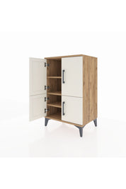 Hyperion Komodin 3 Raflı 4 Kapaklı 60x44x96 - S47M039V7B