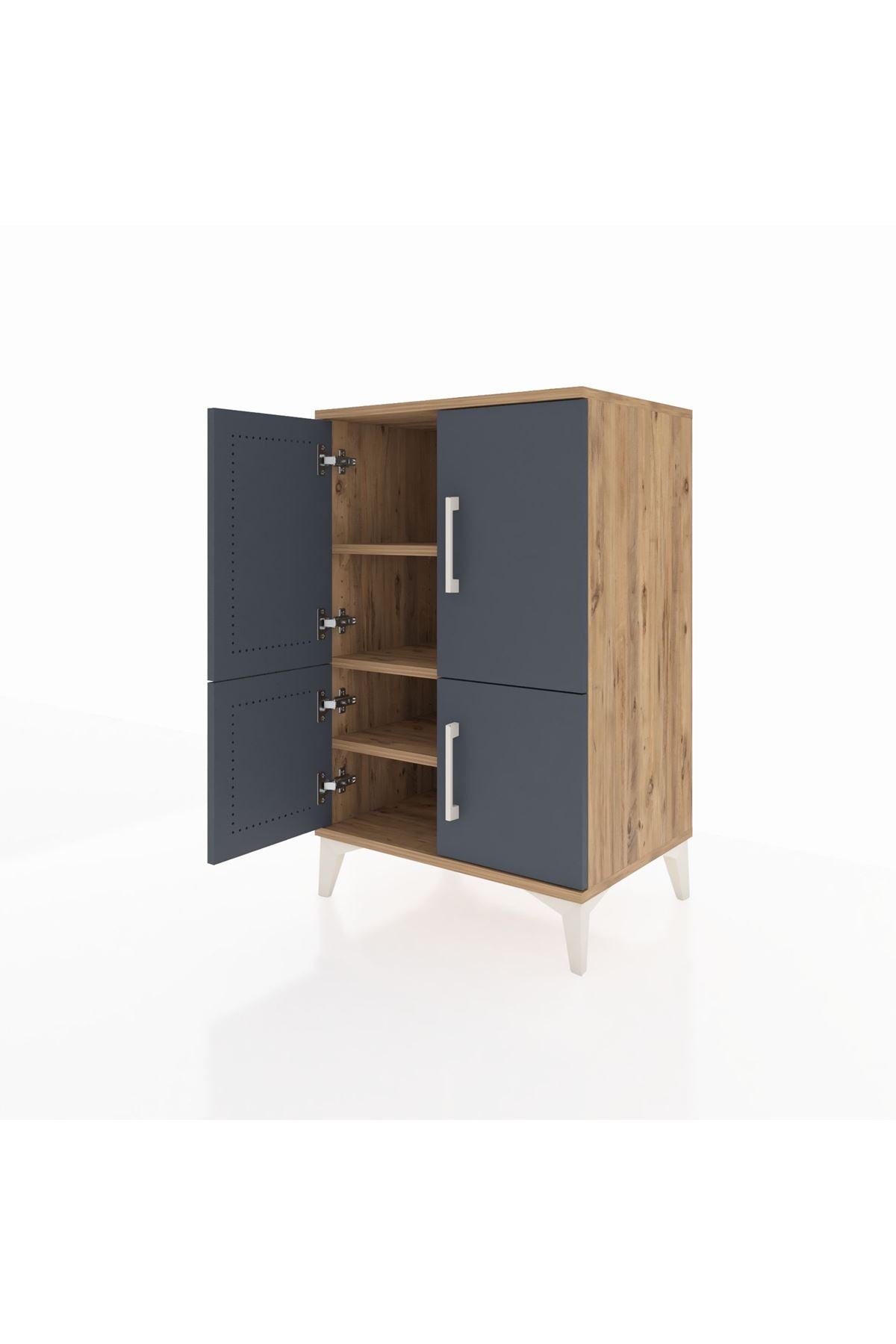 Hyperion Komodin 3 Raflı 4 Kapaklı 60x44x96 - S47M039V8B