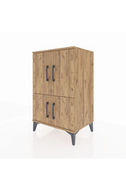 Hyperion Komodin 3 Raflı 4 Kapaklı 60x44x96 - S47M039V9B