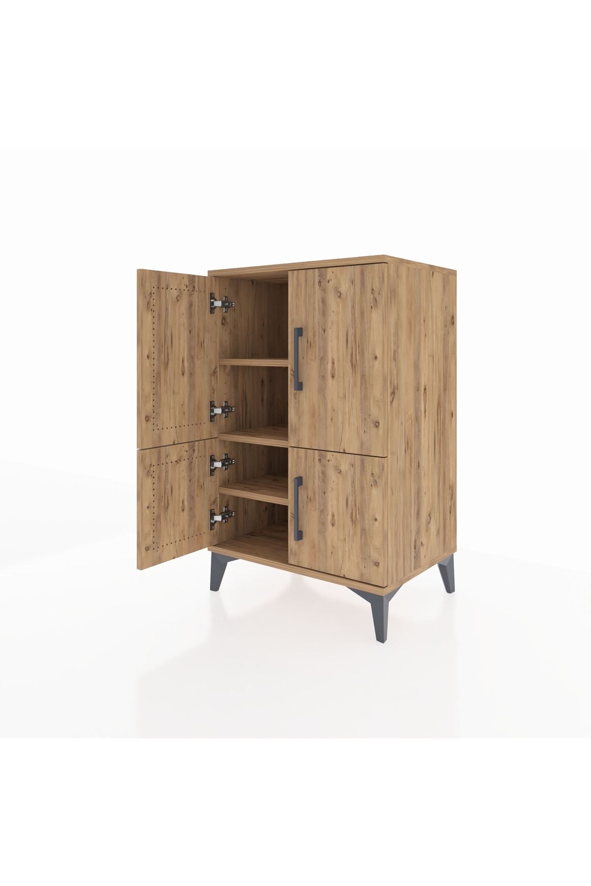 Hyperion Komodin 3 Raflı 4 Kapaklı 60x44x96 - S47M039V9B