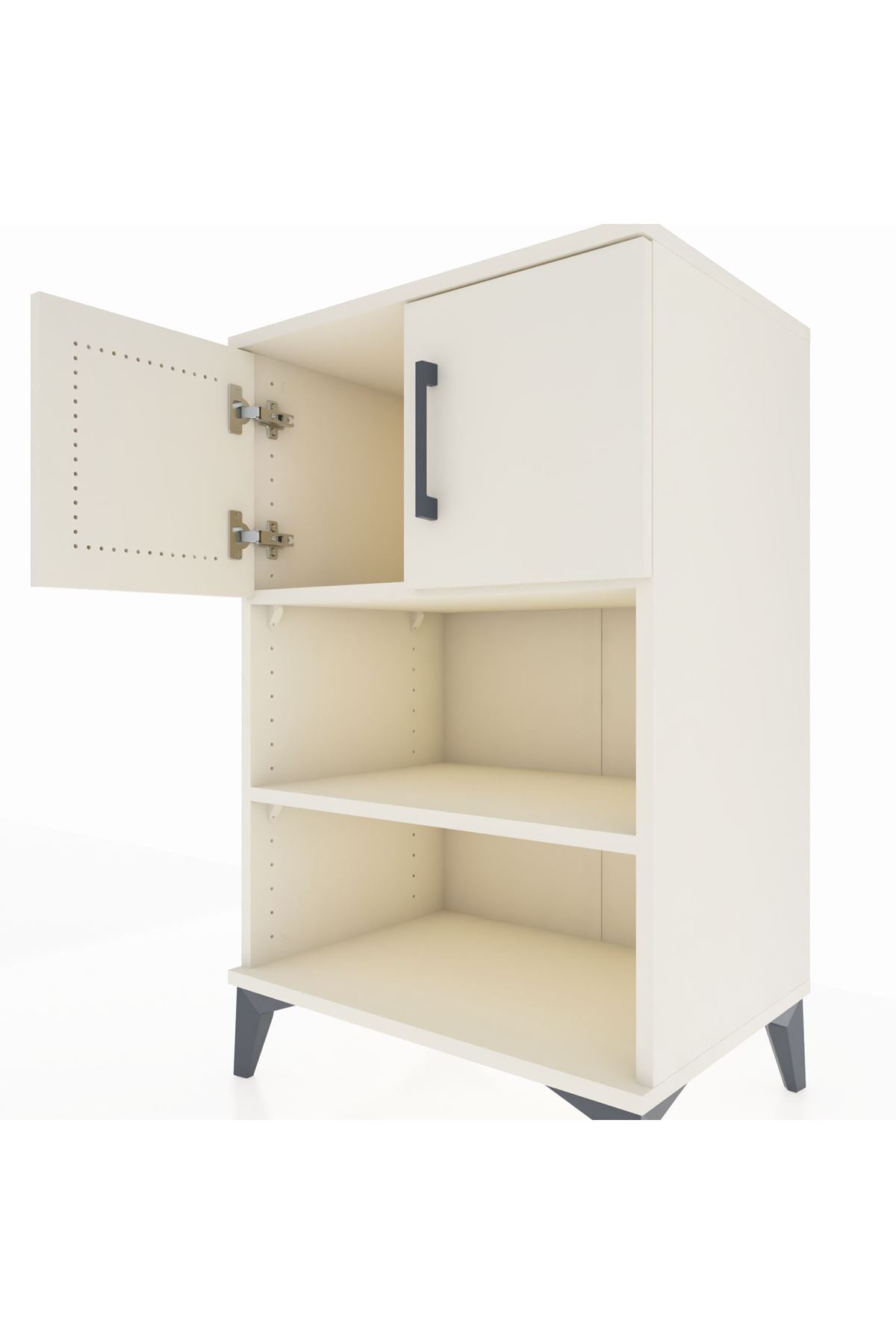 Hyperion Komodin 2 Raflı 2 Kapaklı 60x44x96 - S47M040V1B