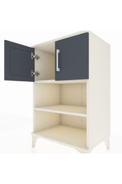 Hyperion Komodin 2 Raflı 2 Kapaklı 60x44x96 - S47M040V2B