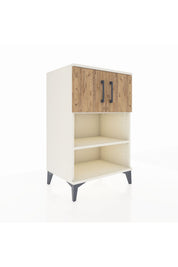 Hyperion Komodin 2 Raflı 2 Kapaklı 60x44x96 - S47M040V3B