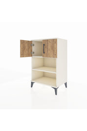 Hyperion Komodin 2 Raflı 2 Kapaklı 60x44x96 - S47M040V3B