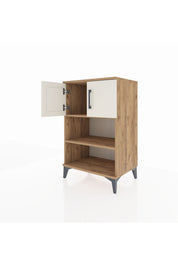 Hyperion Komodin 2 Raflı 2 Kapaklı 60x44x96 - S47M040V7B