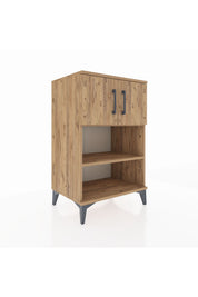 Hyperion Komodin 2 Raflı 2 Kapaklı 60x44x96 - S47M040V9B