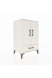 Hyperion Komodin 3 Raflı Tek Çekmeceli 2 Kapaklı 60x44x96 - S47M041V1B
