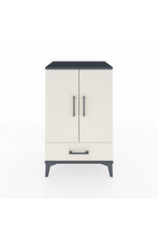 Hyperion Komodin 3 Raflı Tek Çekmeceli 2 Kapaklı 60x44x96 - S47M041V4B