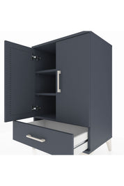 Hyperion Komodin 3 Raflı Tek Çekmeceli 2 Kapaklı 60x44x96 - S47M041V5B