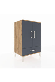 Hyperion Komodin 3 Raflı Tek Çekmeceli 2 Kapaklı 60x44x96 - S47M041V8B