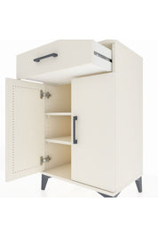 Hyperion Komodin 2 Raflı Tek Çekmeceli 2 Kapaklı 60x44x96 - S47M042V1B