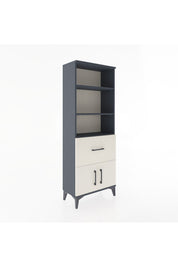 Arges Dolap 3 Raflı Tek Çekmeceli 2 Kapaklı 60x30x163 - S20M020V4A