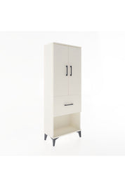 Arges Dolap 3 Raflı Tek Çekmeceli 2 Kapaklı 60x30x163 - S20M021V1A