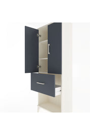 Arges Dolap 3 Raflı Tek Çekmeceli 2 Kapaklı 60x30x163 - S20M021V2A