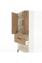 Arges Dolap 3 Raflı Tek Çekmeceli 2 Kapaklı 60x30x163 - S20M021V3A