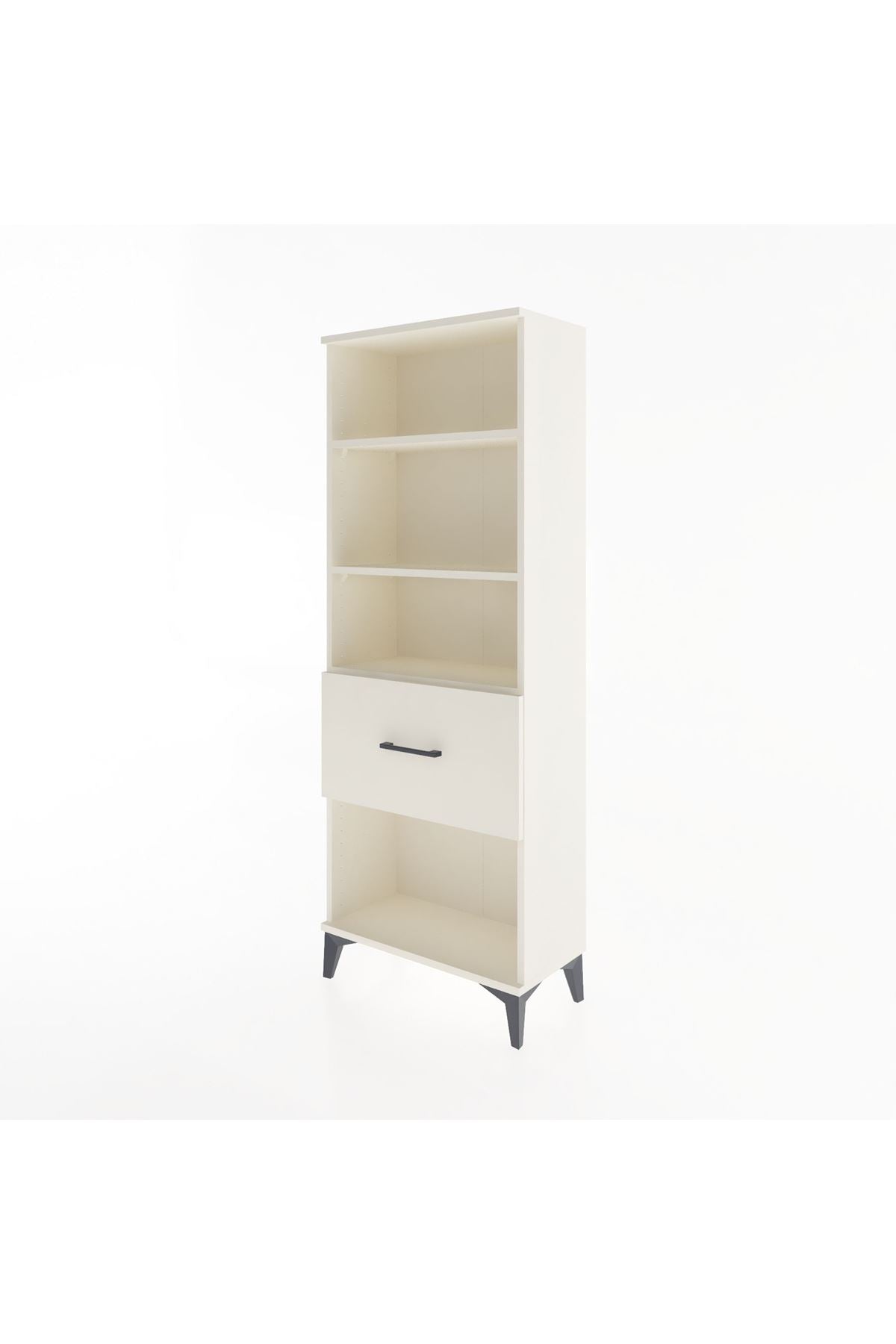 Arges Dolap 3 Raflı Tek Çekmeceli 60x30x163 - S20M022V1A