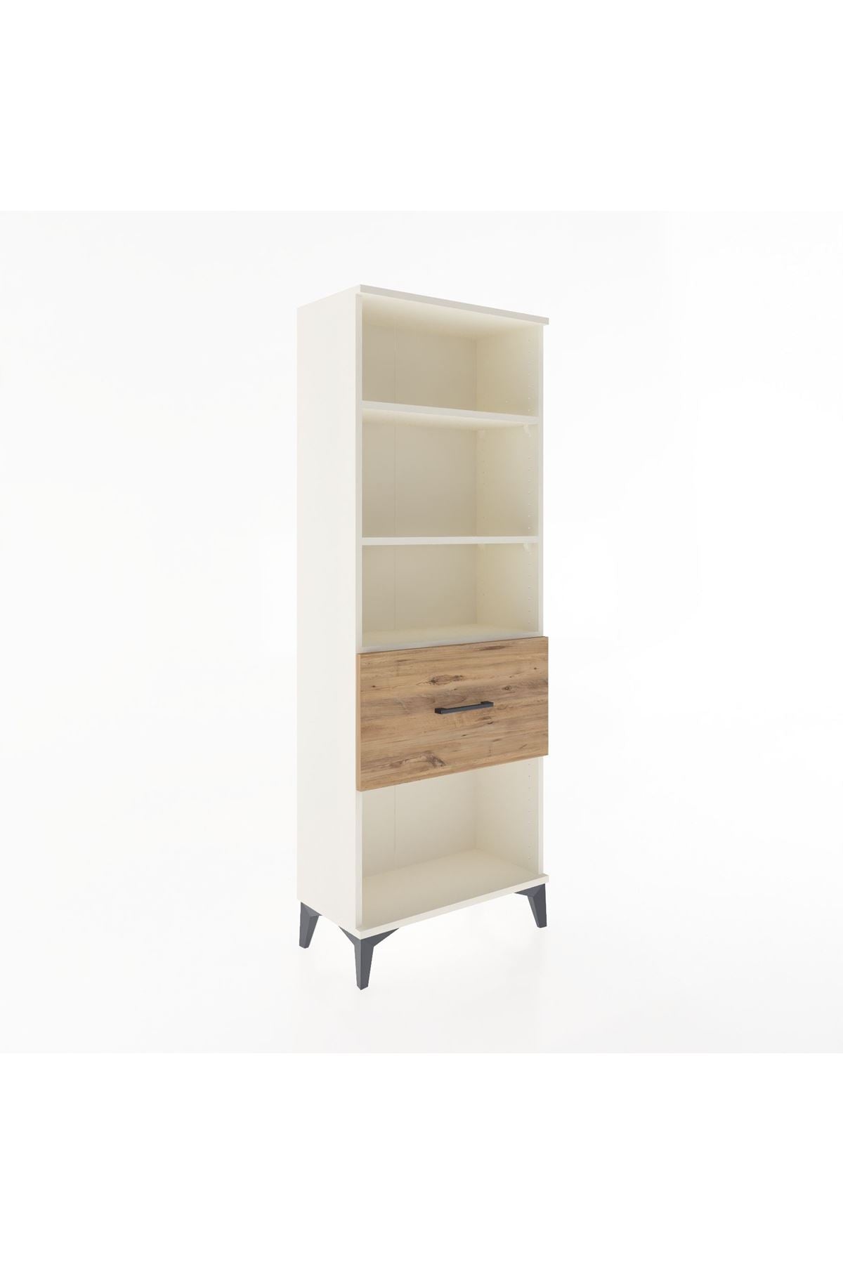 Arges Dolap 3 Raflı Tek Çekmeceli 60x30x163 - S20M022V3A