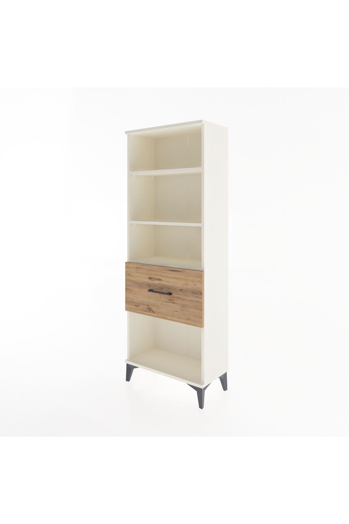 Arges Dolap 3 Raflı Tek Çekmeceli 60x30x163 - S20M022V3A