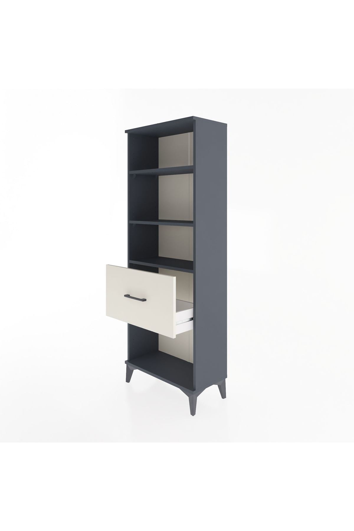 Arges Dolap 3 Raflı Tek Çekmeceli 60x30x163 - S20M022V4A