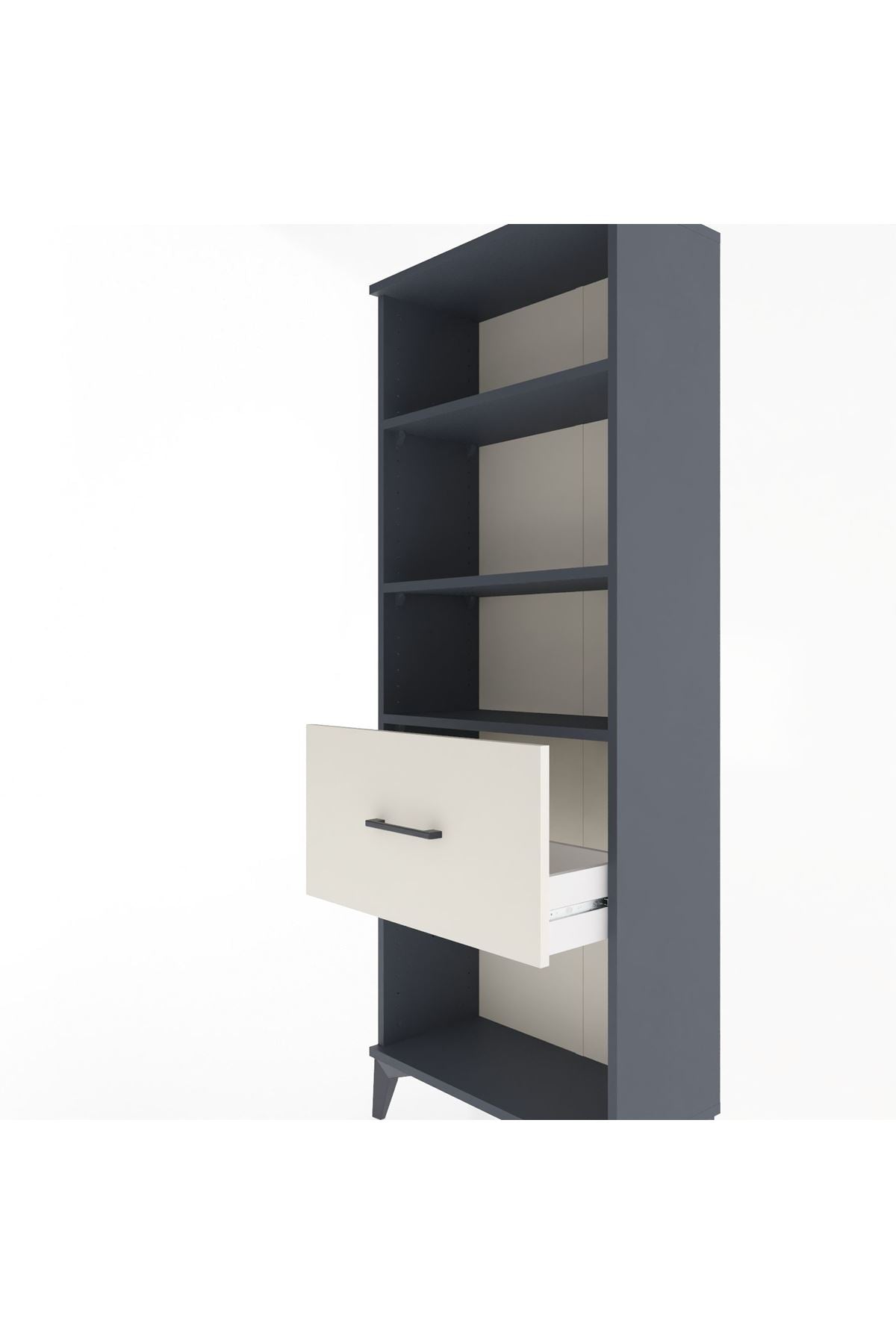 Arges Dolap 3 Raflı Tek Çekmeceli 60x30x163 - S20M022V4A