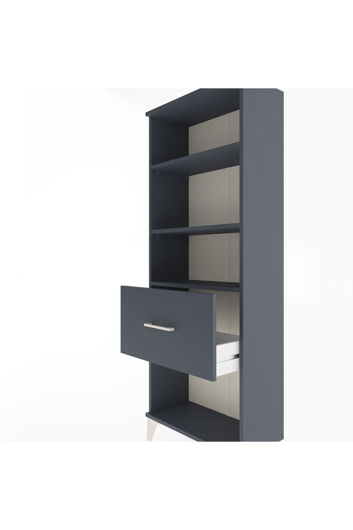 Arges Dolap 3 Raflı Tek Çekmeceli 60x30x163 - S20M022V5A