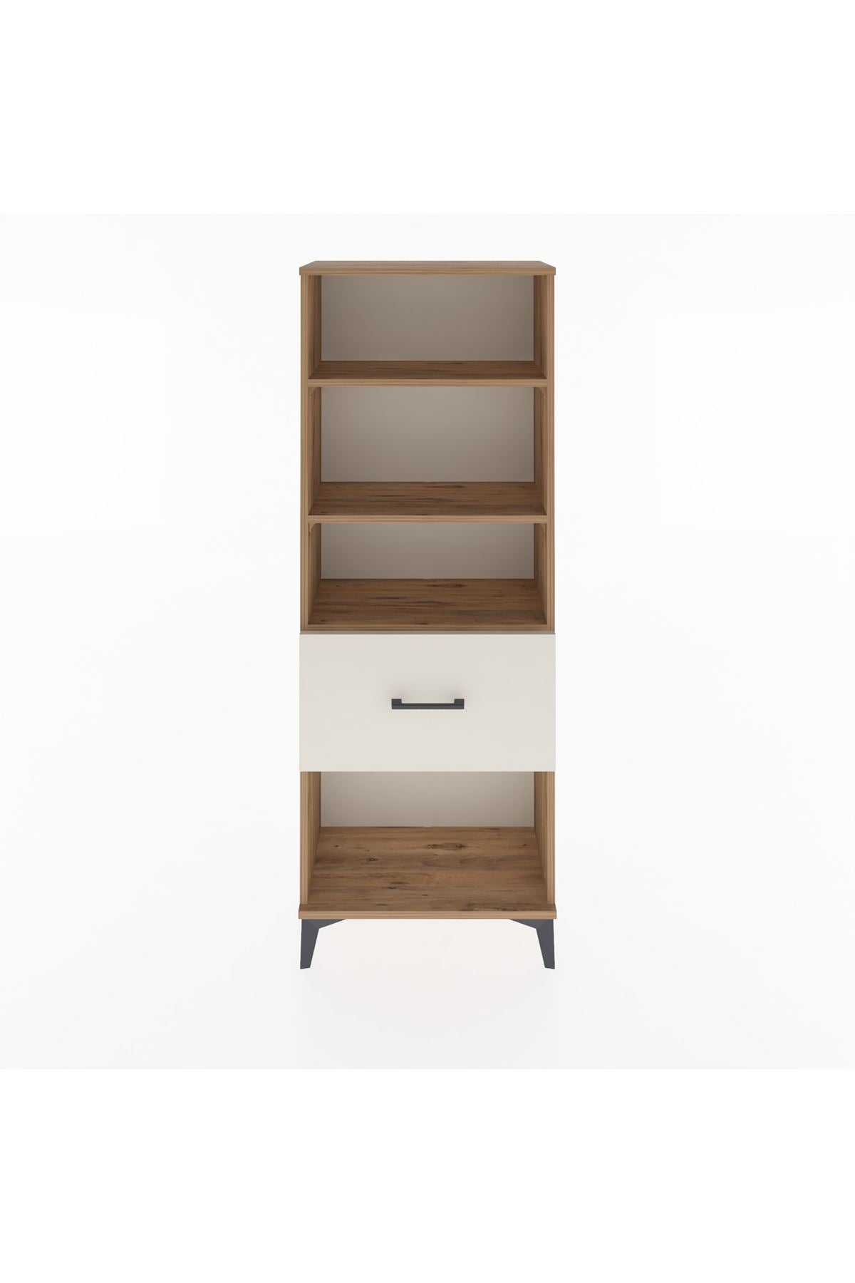 Arges Dolap 3 Raflı Tek Çekmeceli 60x30x163 - S20M022V7A