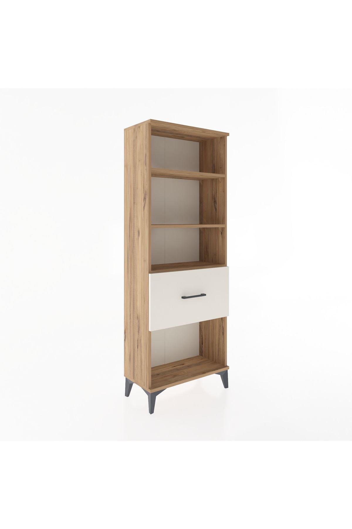Arges Dolap 3 Raflı Tek Çekmeceli 60x30x163 - S20M022V7A
