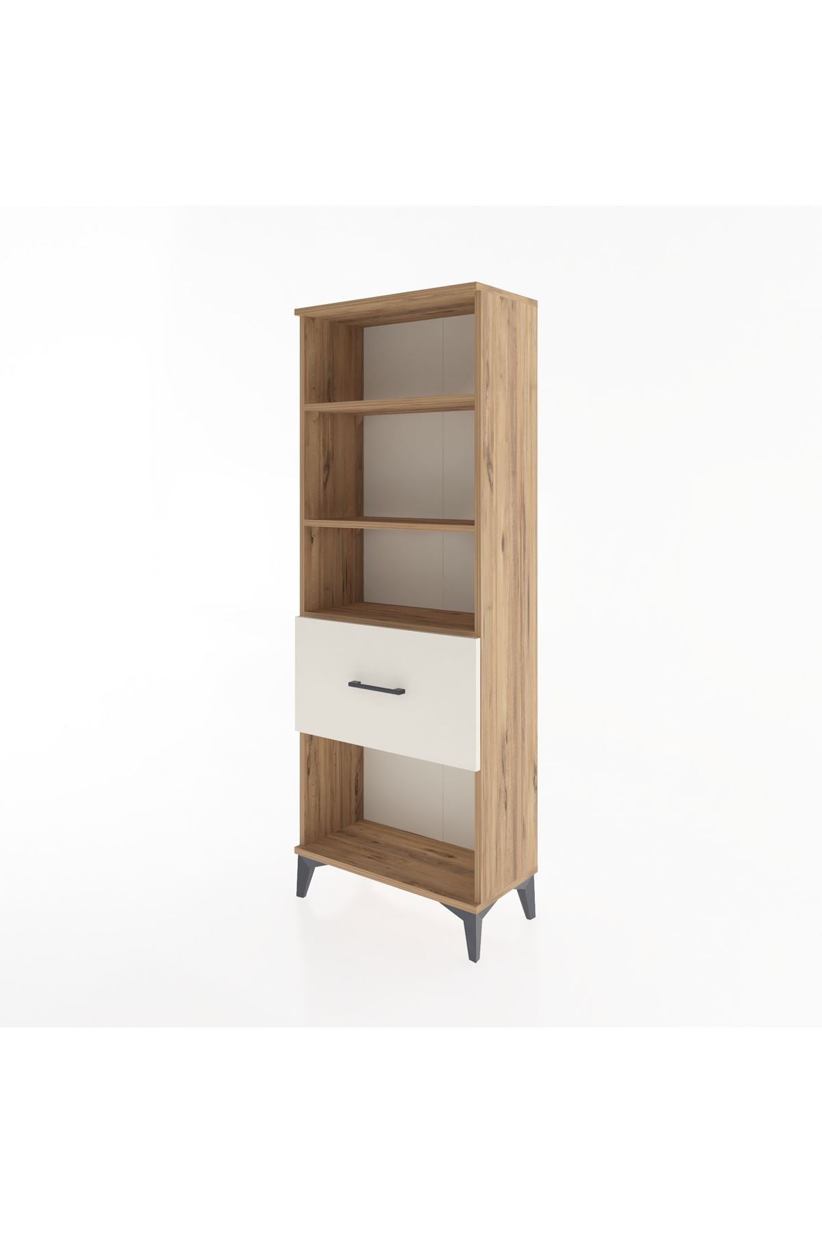Arges Dolap 3 Raflı Tek Çekmeceli 60x30x163 - S20M022V7A