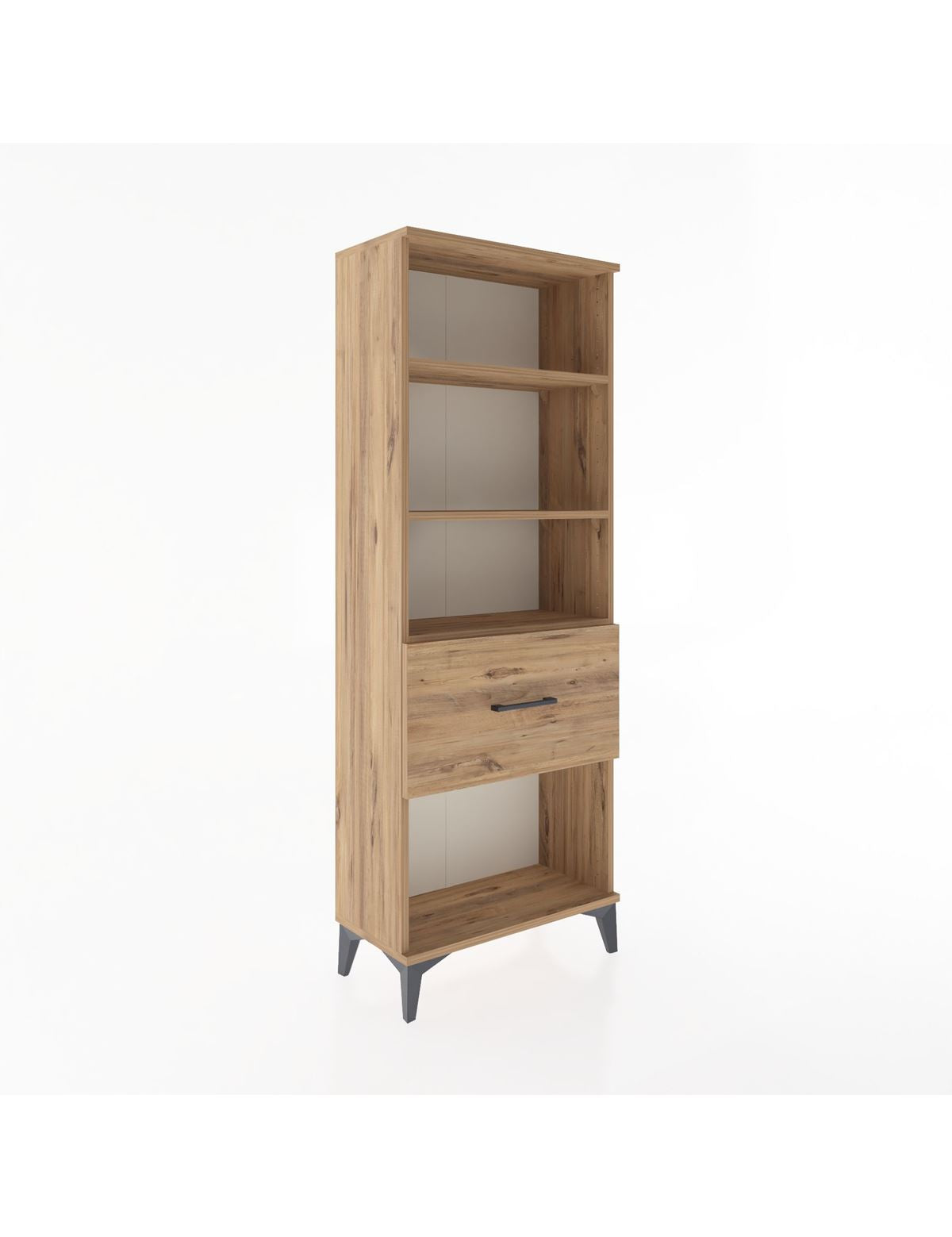 Arges Dolap 3 Raflı Tek Çekmeceli 60x30x163 - S20M022V9A