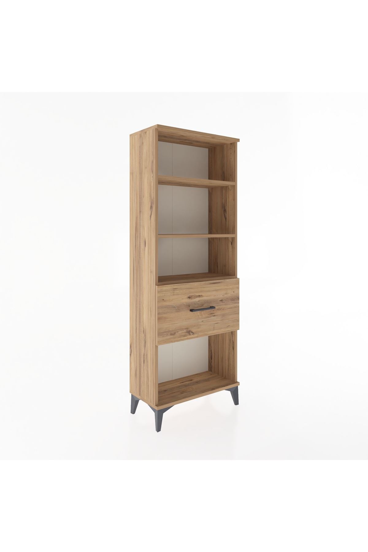 Arges Dolap 3 Raflı Tek Çekmeceli 60x30x163 - S20M022V9A