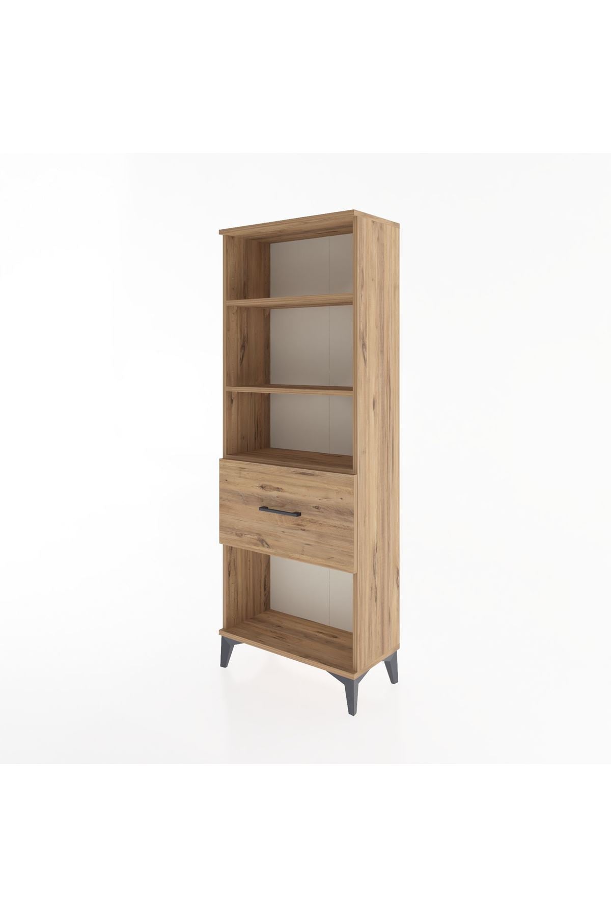 Arges Dolap 3 Raflı Tek Çekmeceli 60x30x163 - S20M022V9A