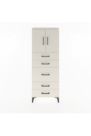 Arges Dolap 2 Raflı 5 Çekmeceli 2 Kapaklı 60x30x163 - S20M023V1A