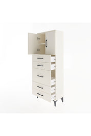 Arges Dolap 2 Raflı 5 Çekmeceli 2 Kapaklı 60x30x163 - S20M023V1A