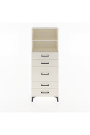 Arges Dolap 2 Raflı 5 Çekmeceli 60x30x163 - S20M024V1A
