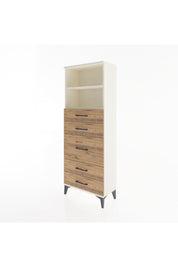 Arges Dolap 2 Raflı 5 Çekmeceli 60x30x163 - S20M024V3A